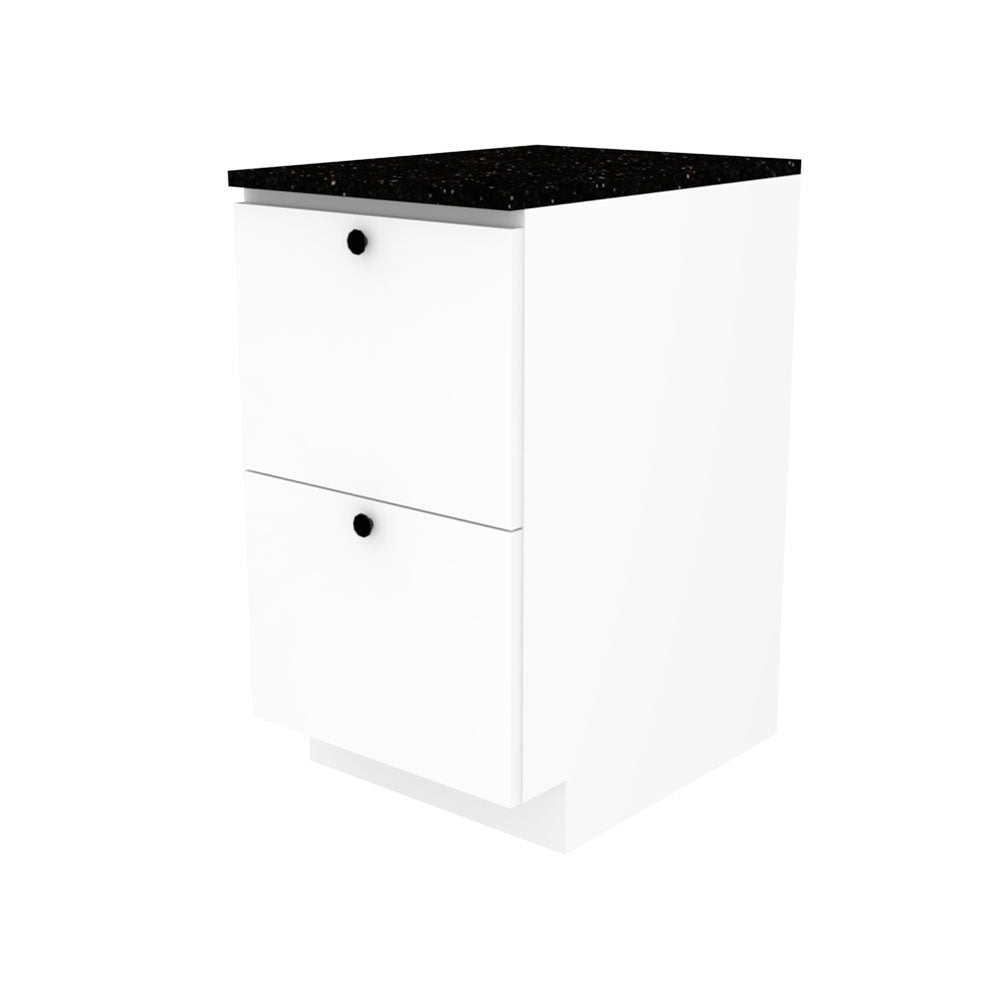 MODULO DE 2 GAVETAS Y COMPARTIMENTO OCULTO