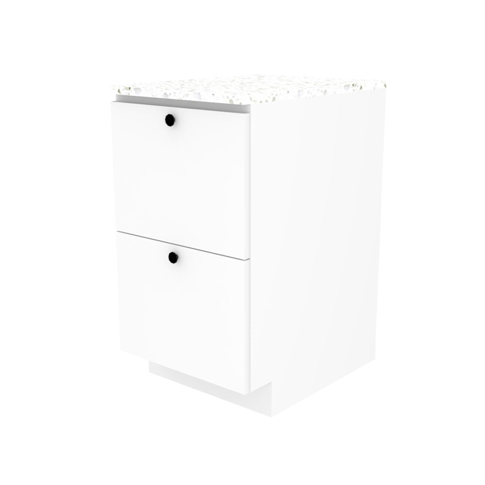 MODULO DE 2 GAVETAS Y COMPARTIMENTO OCULTO
