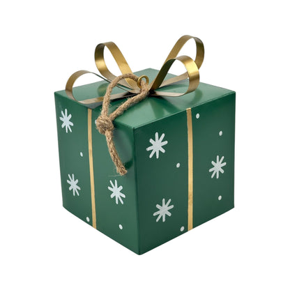 Conjunto de Caja de Regalo Decorativa Metálica