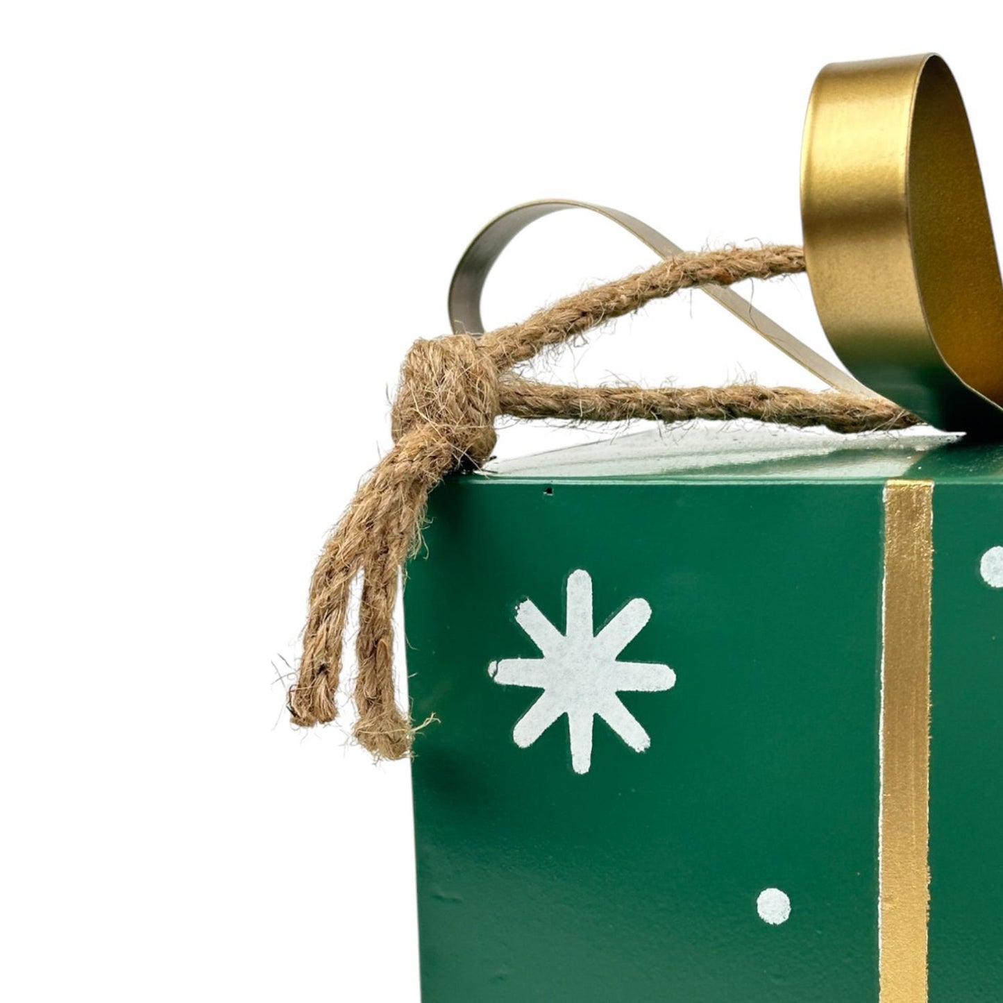 Conjunto de Caja de Regalo Decorativa Metálica