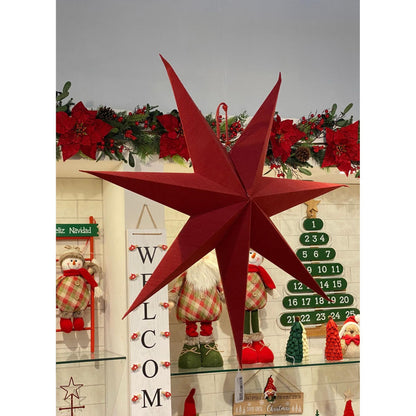 Estrella Decorativa Roja